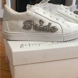 Betsey Johnson Bridal Sneakers